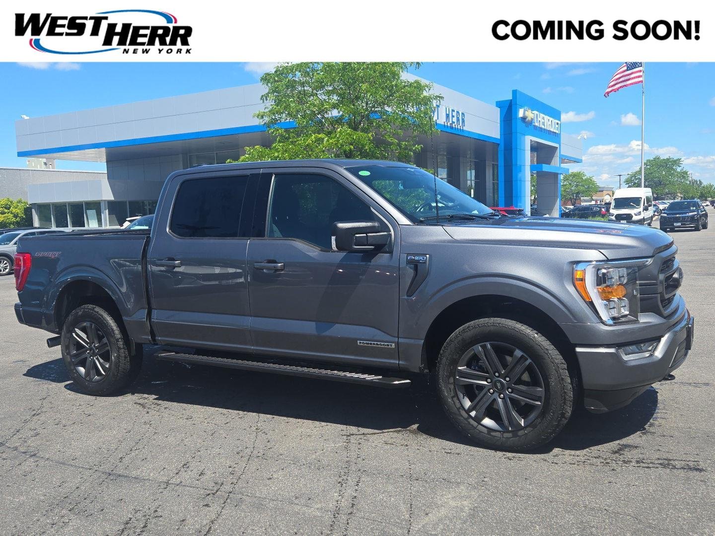 Used 2023 Carbonized Gray Ford XLT image 1