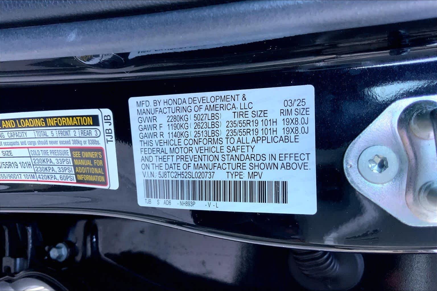 Used 2025 Majestic Black Pearl Acura w/Technology Package image 34