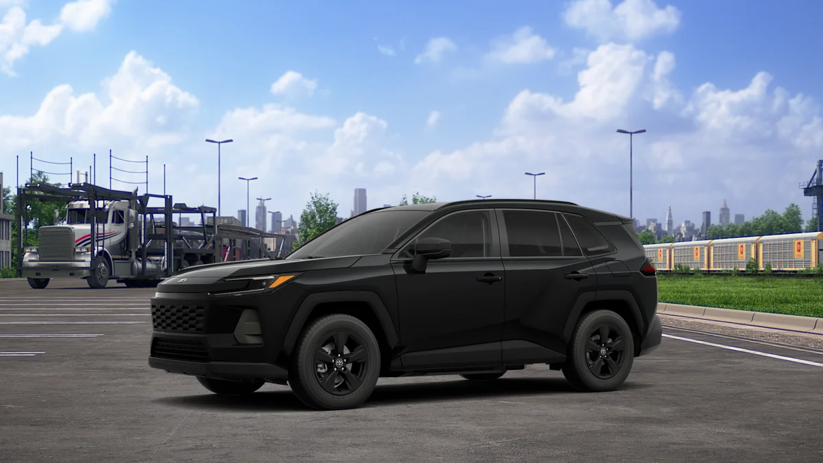 New 2026 Midnight Black Metallic Toyota LE image 2