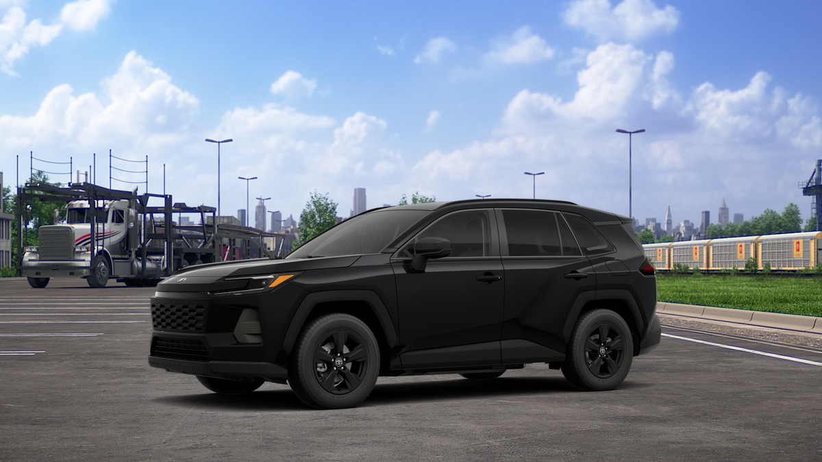 New 2026 Midnight Black Metallic Toyota LE image 2