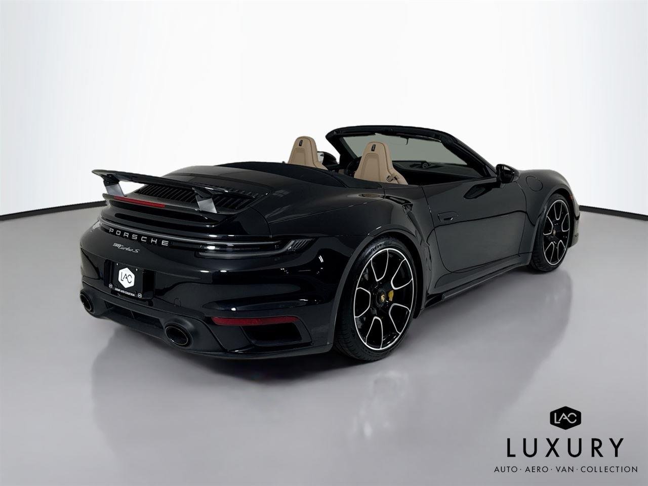 Used 2024 Black Porsche Turbo S Cabriolet | Front Lift | PCCB's image 6