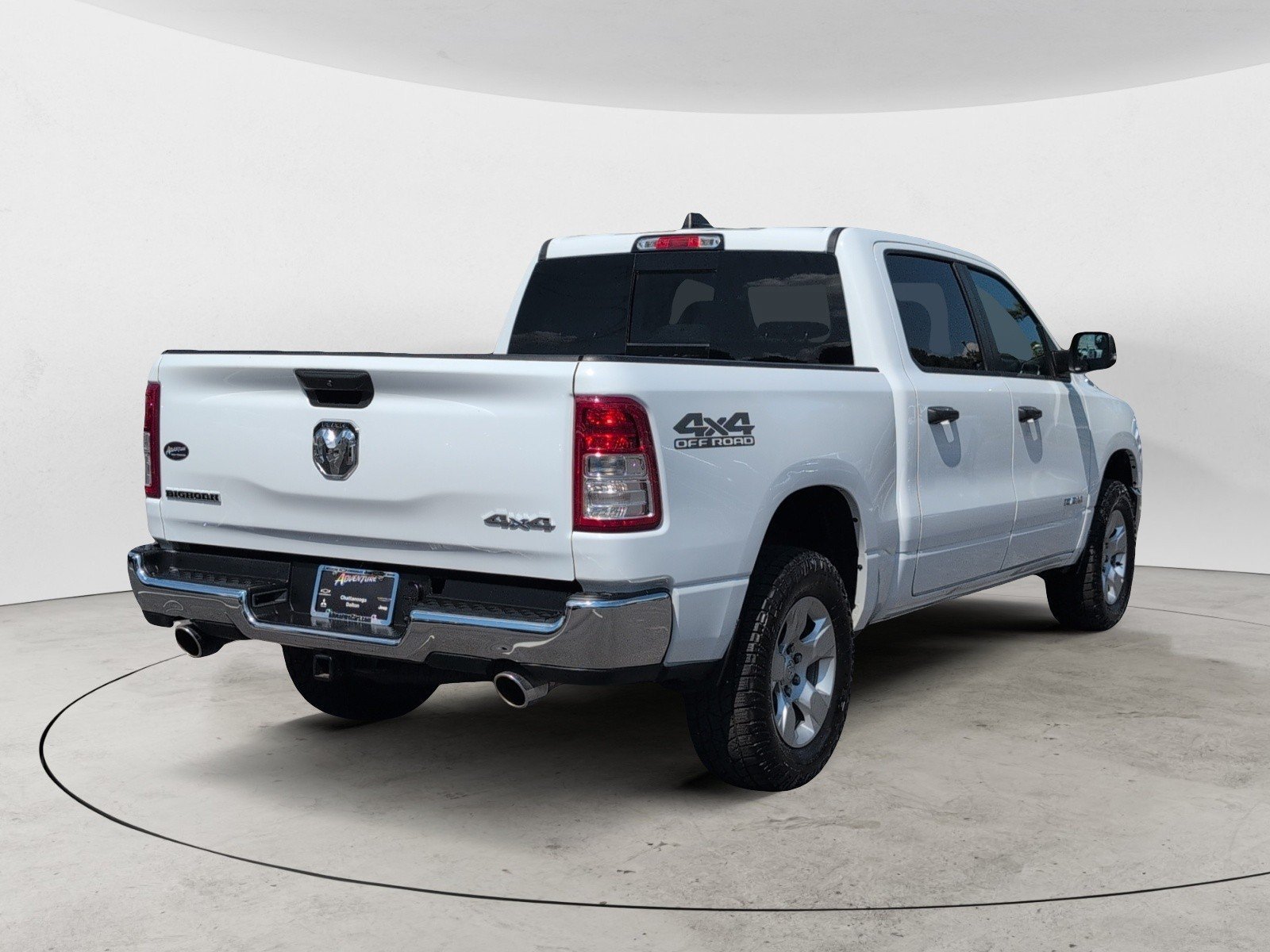 Used 2024 Bright White Clearcoat Ram Big Horn image 3