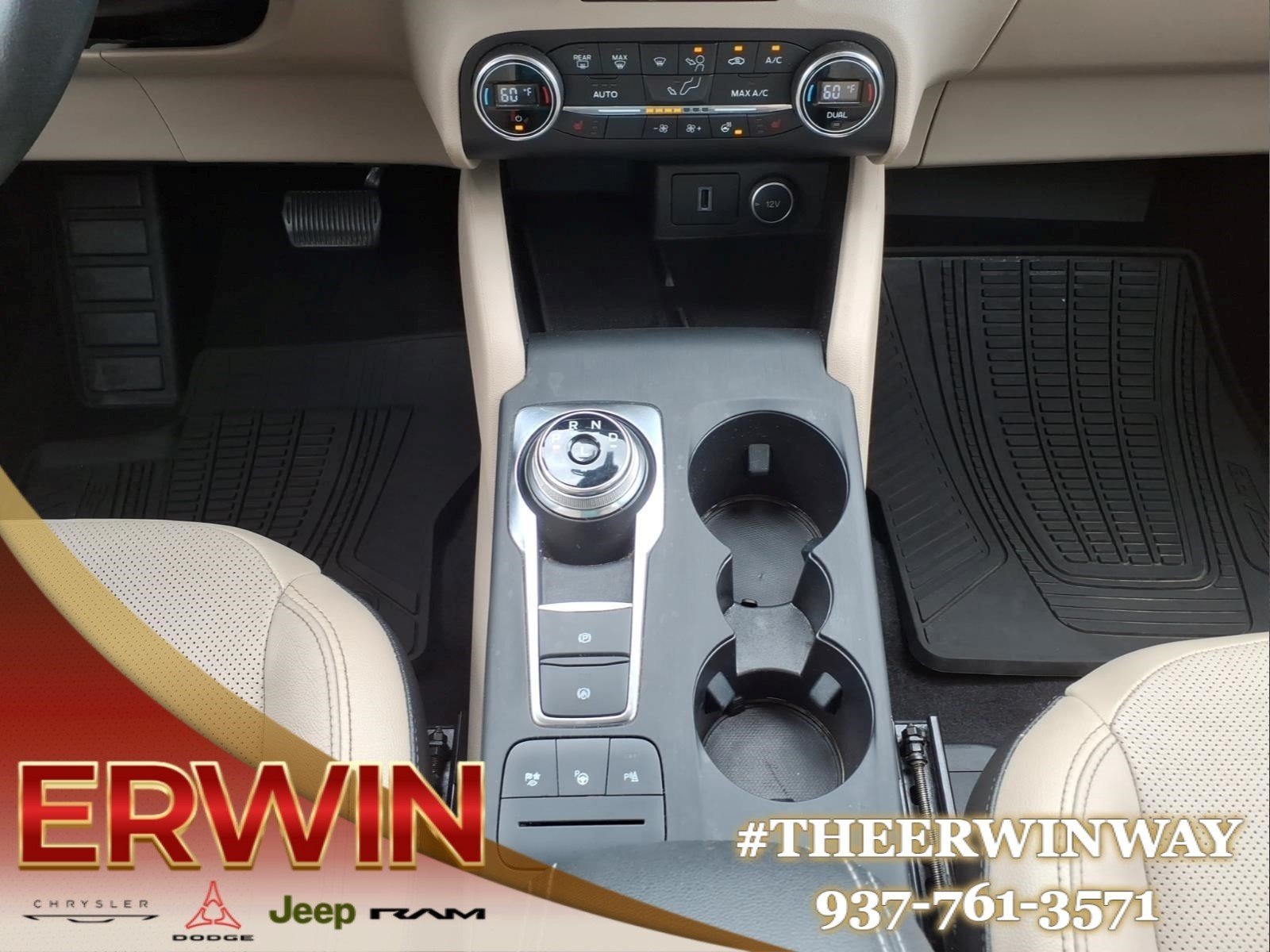Used 2020 Star White Metallic Tri-Coat Ford Titanium image 23