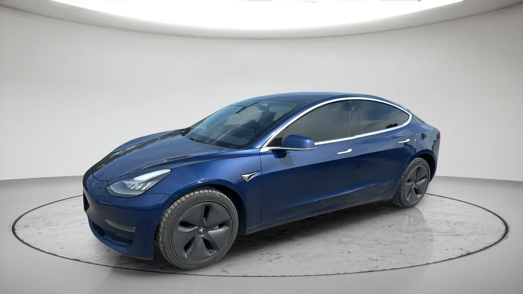 Used 2019 Blue Tesla Standard Range Plus image 10