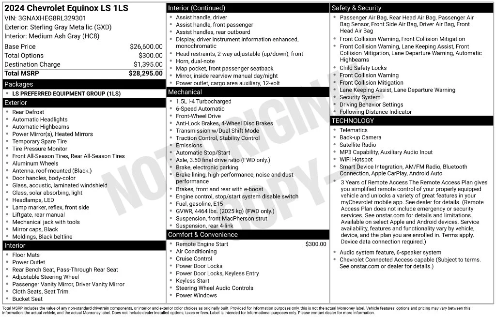 Certified Used 2024 Gray Chevrolet LS image 42