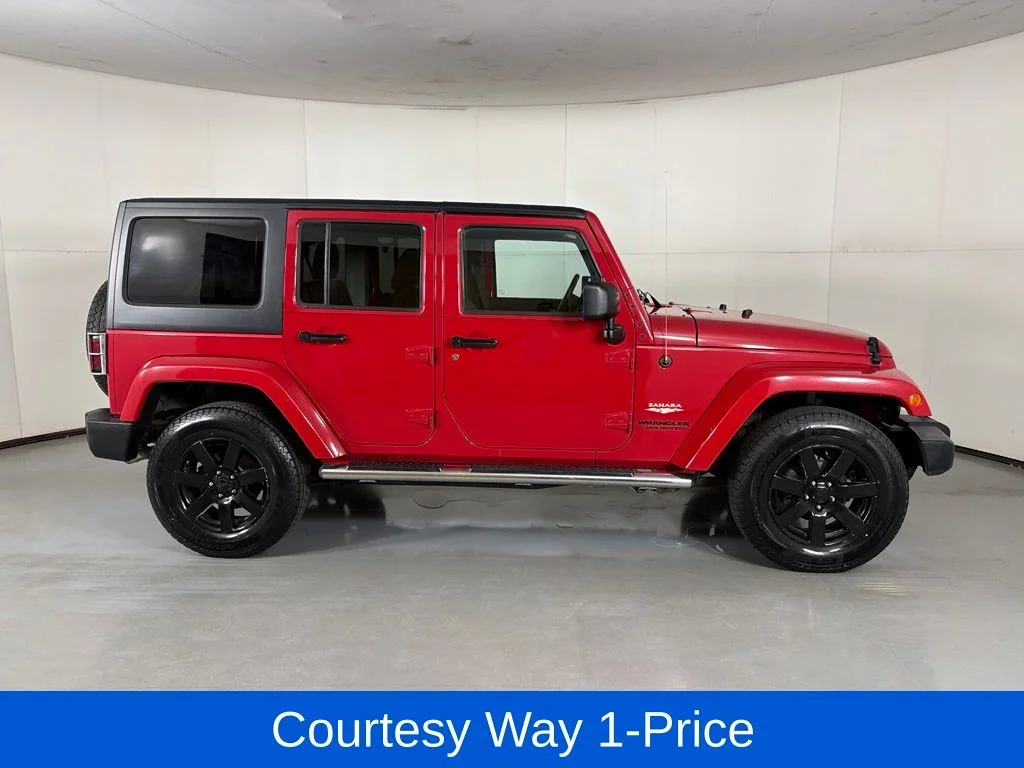 Used 2013 Red Jeep Unlimited Sahara image 12