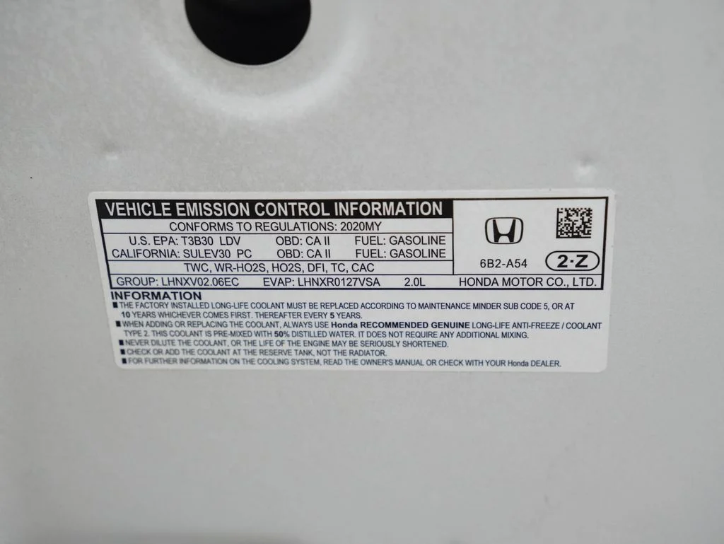 Certified Used 2020 White Honda Sport 2.0T image 37