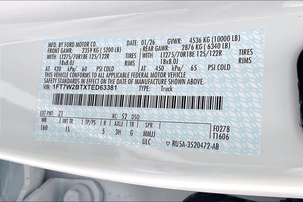 New 2026 Ford Super Duty F-250 XL 4D Crew Cab