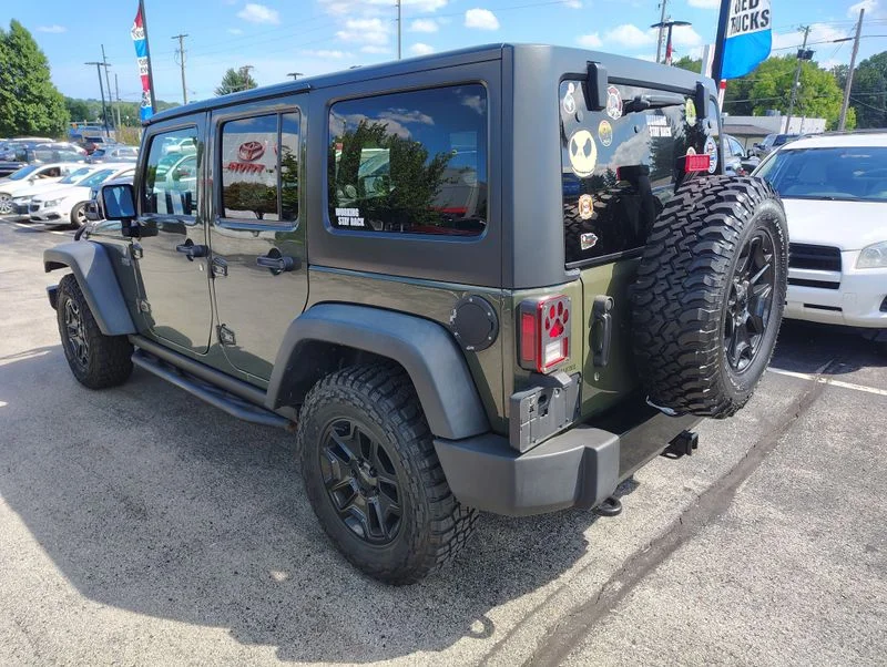 Used 2015 Green Jeep Unlimited Willys image 6