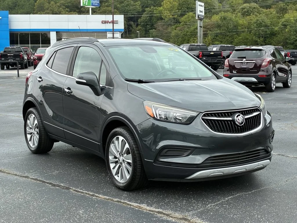 Used 2018 Includes (CM5) Black Carbon Metallic lower exterior accent color, Paint code W700S. Buick Preferred image 4