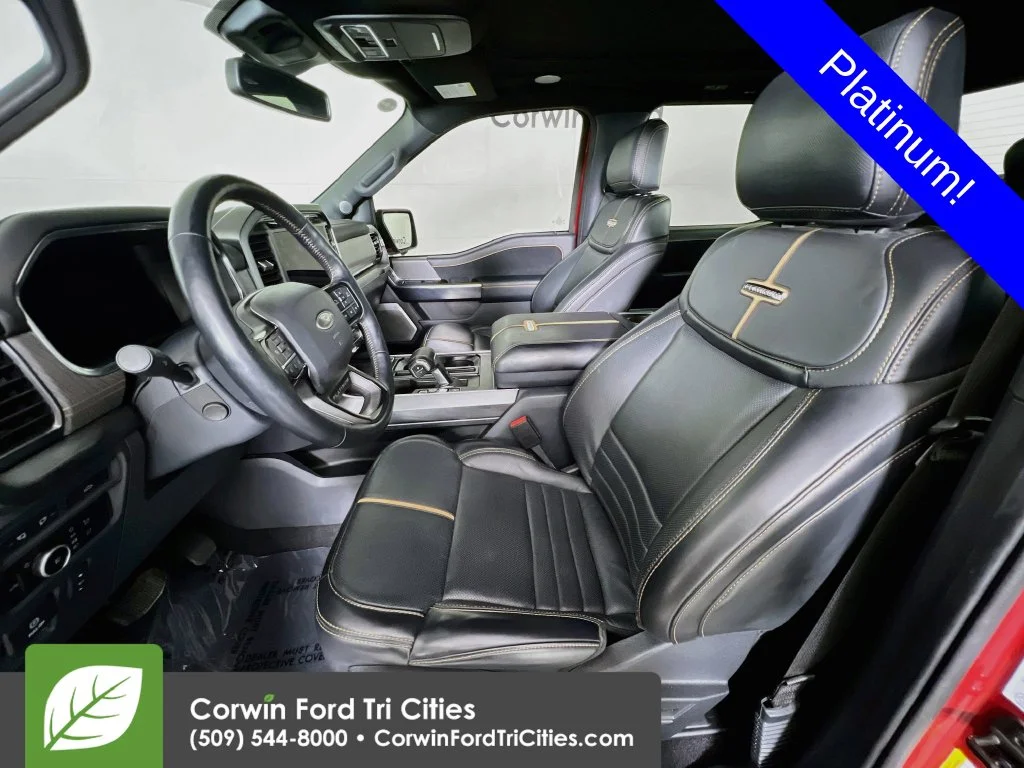 Used 2023 Rapid Red Metallic Tinted Clearcoat Ford Platinum image 25