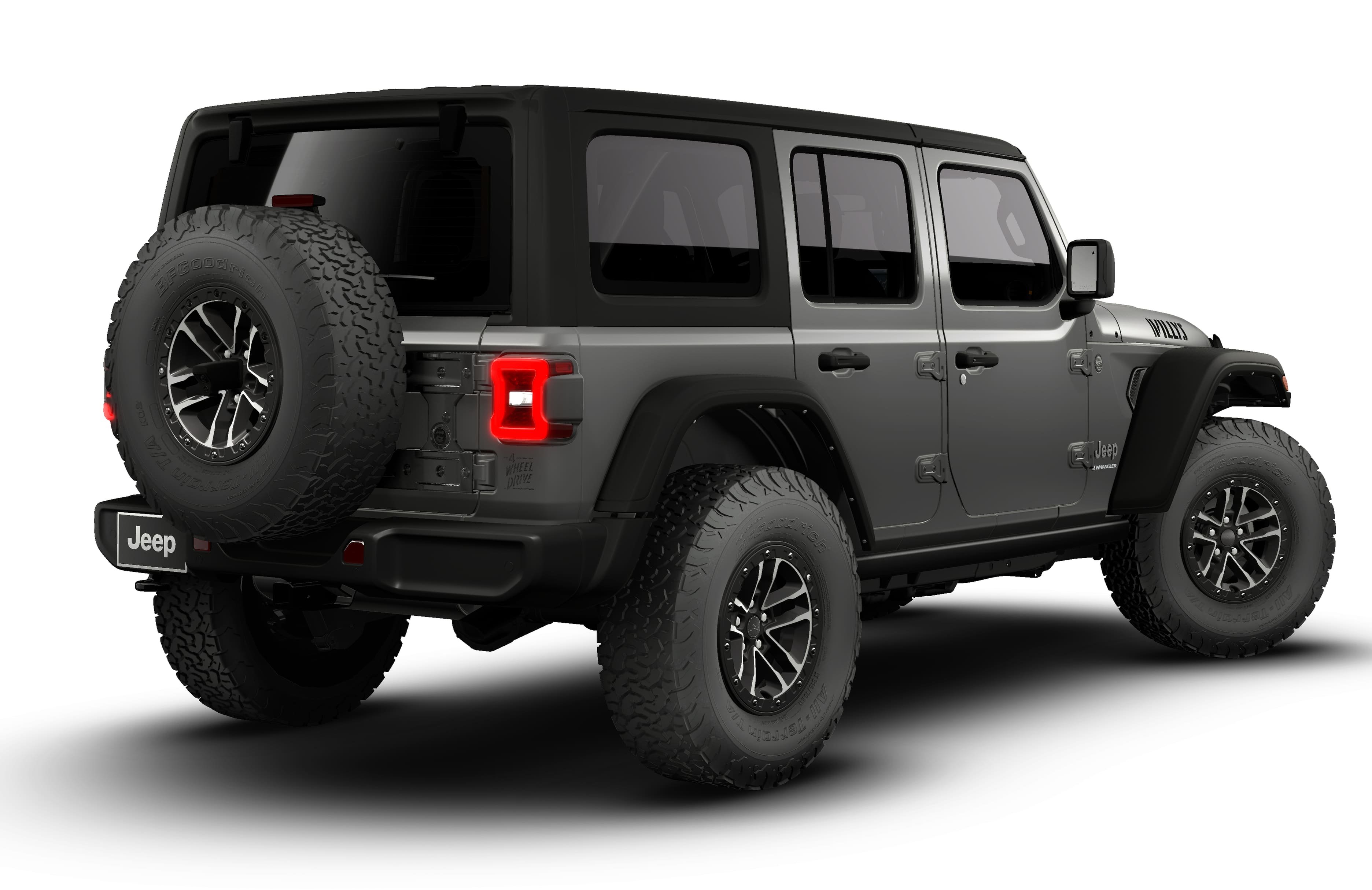 New 2026 Granite Crystal Metallic Clear-Coat Exterior Paint Jeep Willys image 2