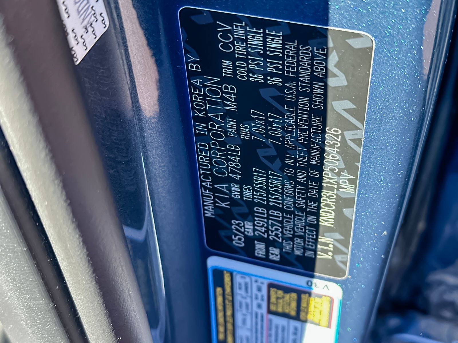 Used 2023 Blue Kia Wind image 29