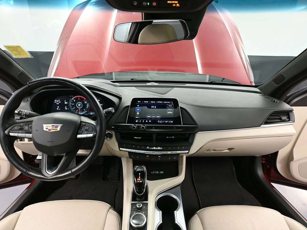 Used 2021 Red Cadillac Premium Luxury image 30