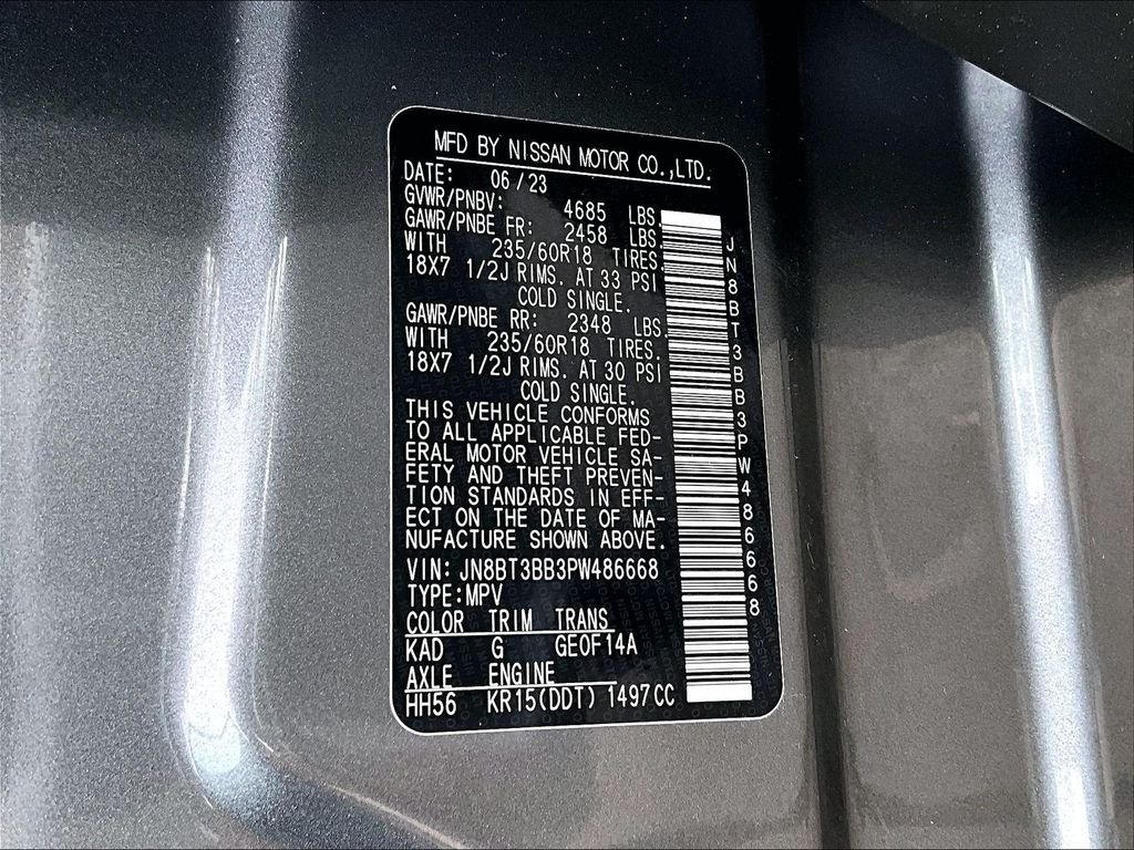 Certified Used 2023 Gray Nissan SV image 34