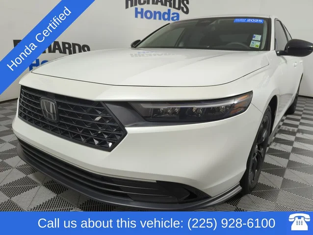 2025 Honda Accord Sedan 1.5T SE
