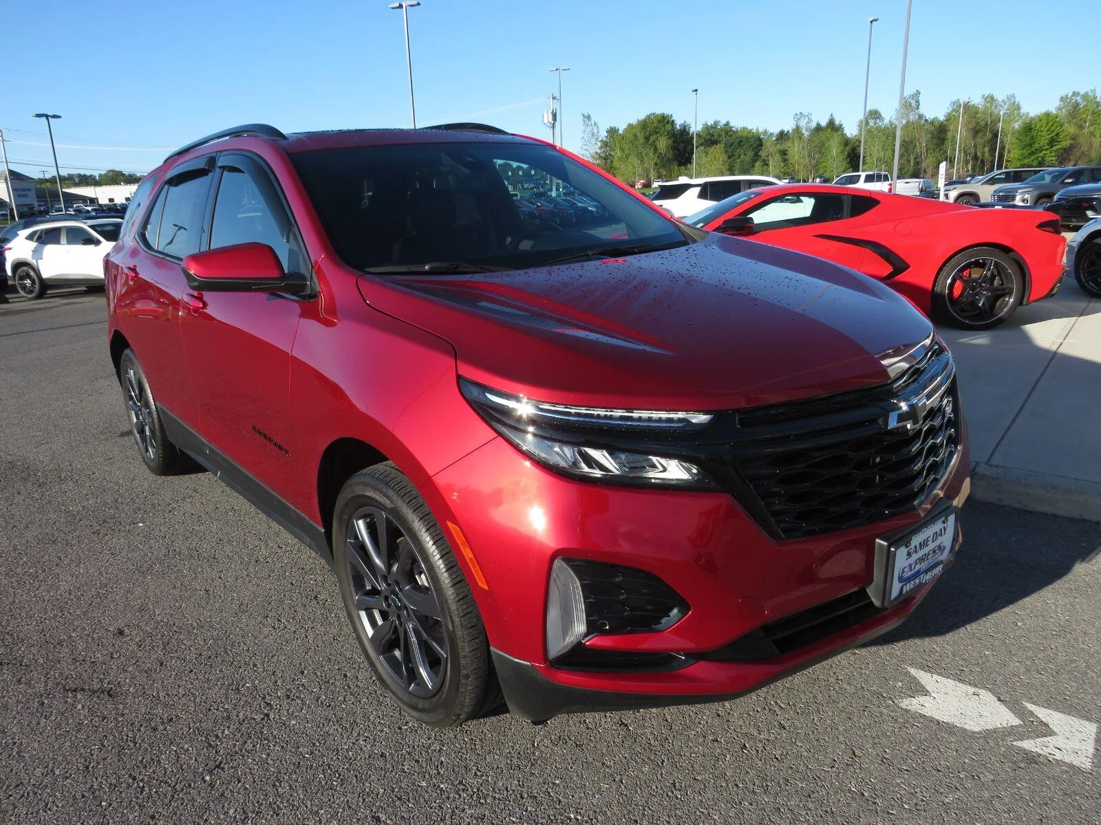 Used 2024 Radiant Red Tintcoat Chevrolet RS image 2