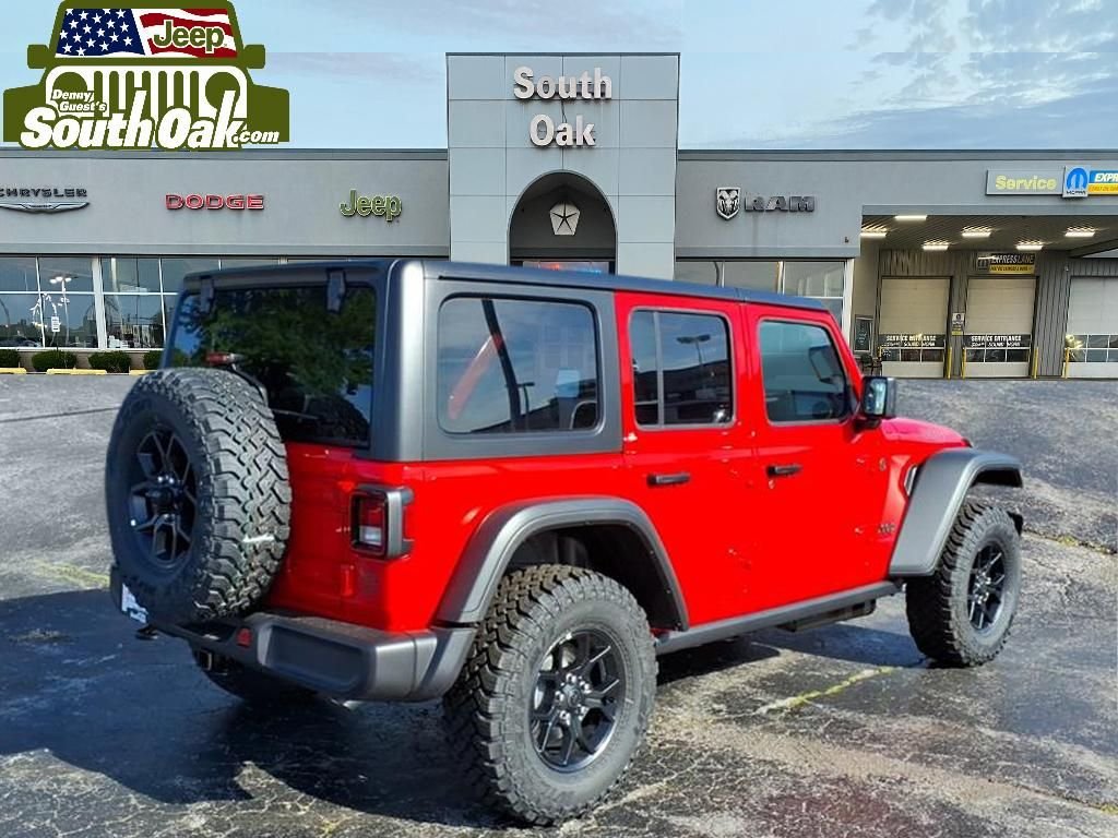 New 2026 Firecracker Red Clear-Coat Exterior Paint Jeep Willys image 3