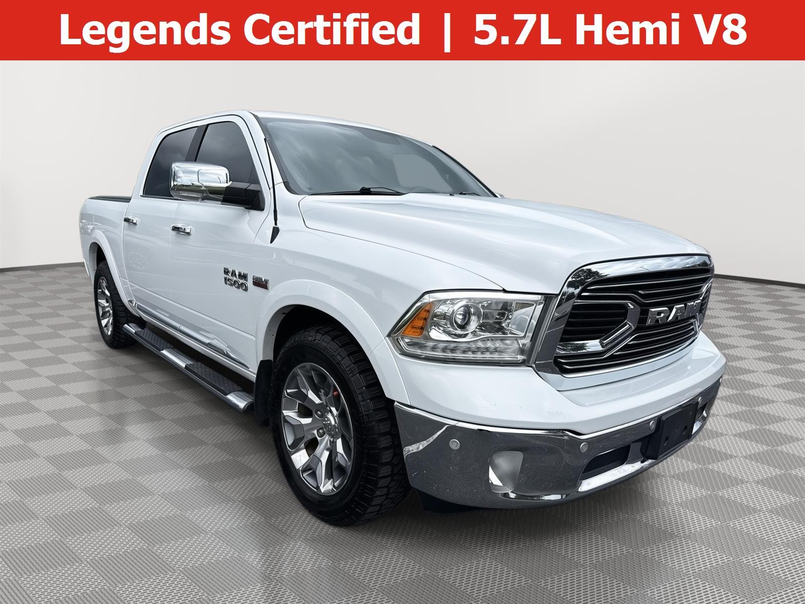 Used 2017 Bright White Clearcoat Ram Limited image 1