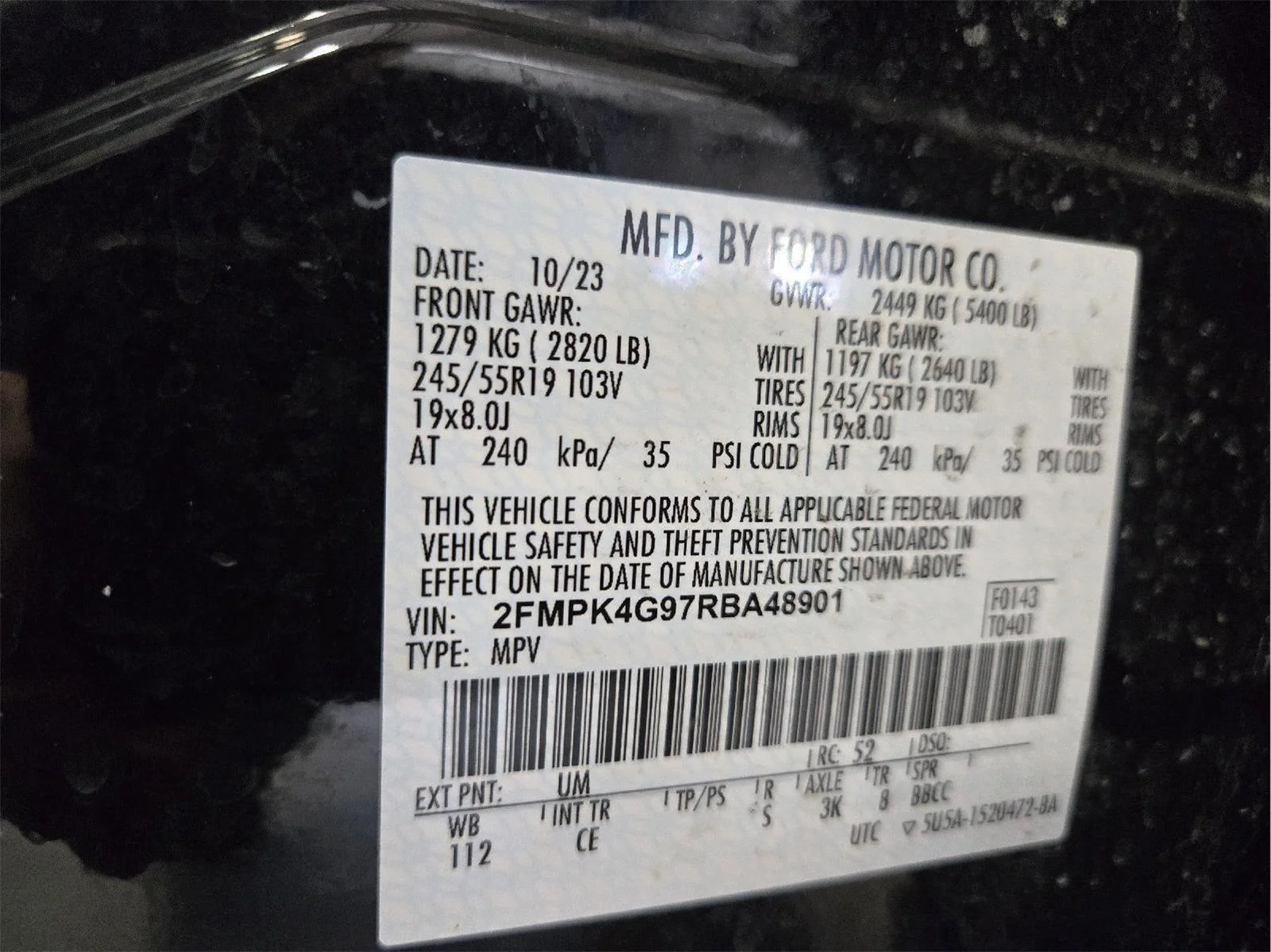 Used 2024 Agate Black Ford SE image 35
