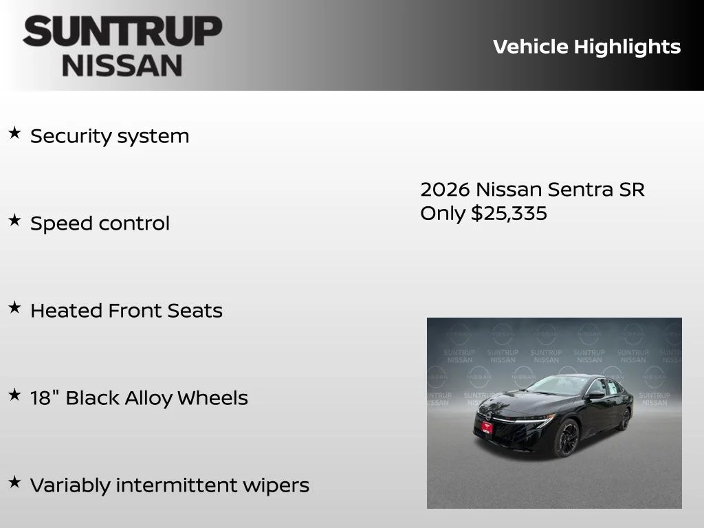 New 2026 Black Nissan SR image 30