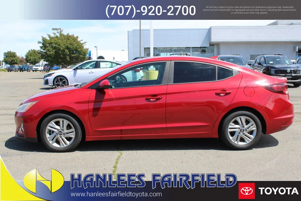 Used 2019 Hyundai Elantra SEL with VIN KMHD84LF9KU737061 for sale in Fairfield, CA