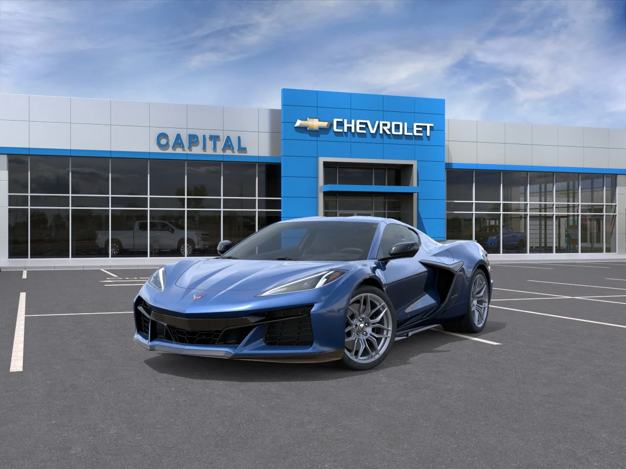 New 2027 Admiral Blue Metallic Chevrolet 2LZ Z06 image 8