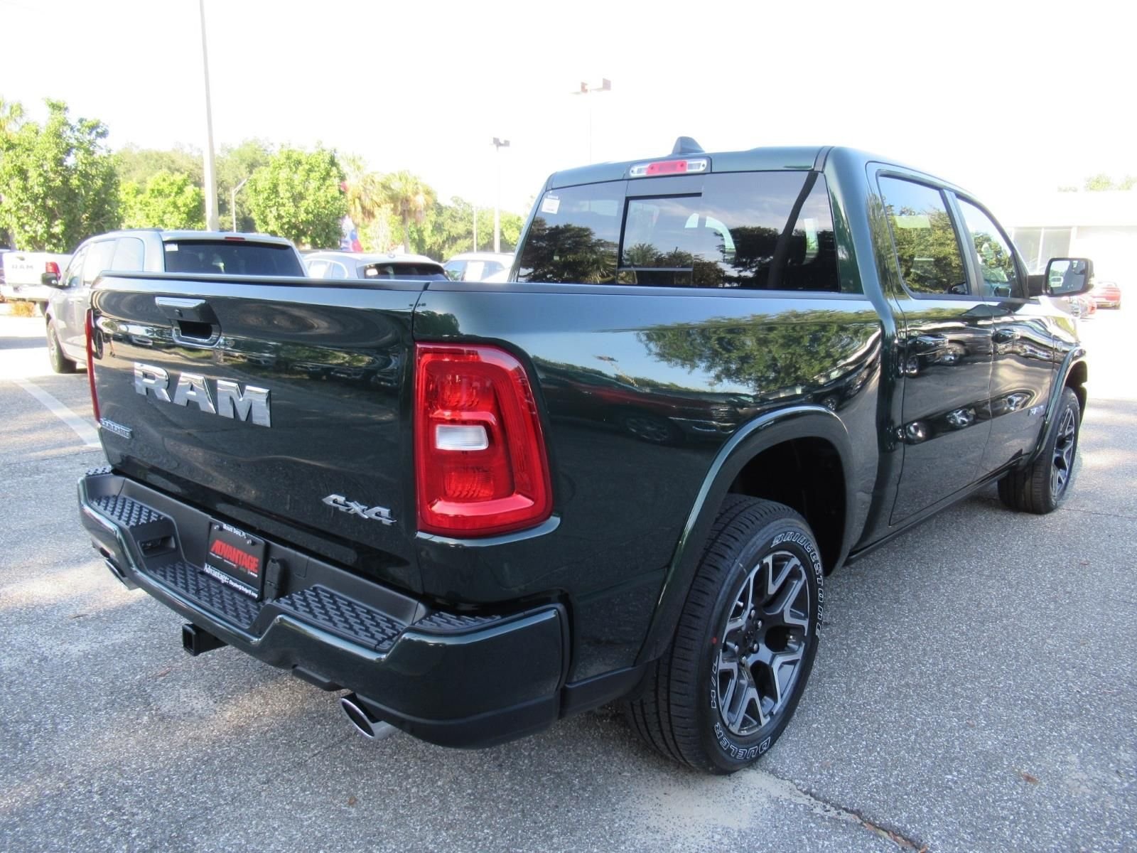 New 2026 Serrano-Green Metallic Exterior Paint RAM Laramie image 7