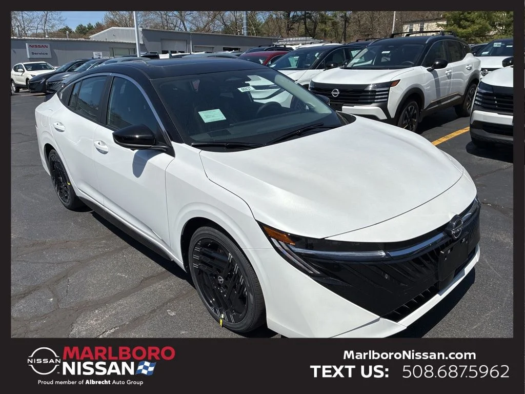 New 2026 Aspen White TriCoat / Super Black Two-tone Nissan SR image 1