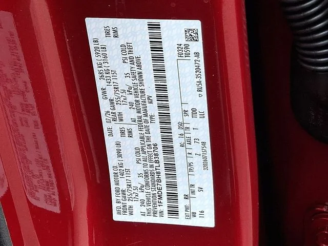 New 2026 Ruby Red Metallic Tinted Clearcoat Ford Big Bend image 14