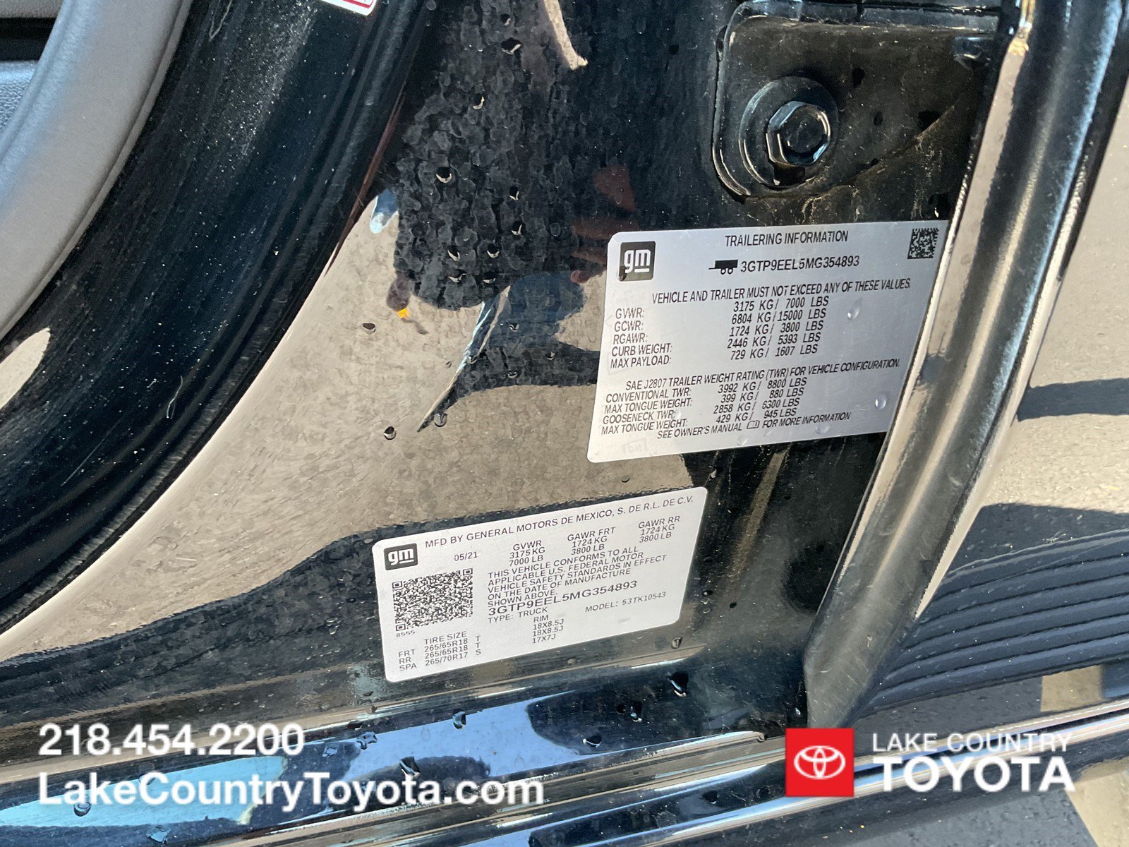 Used 2021 Onyx Black GMC AT4 image 34