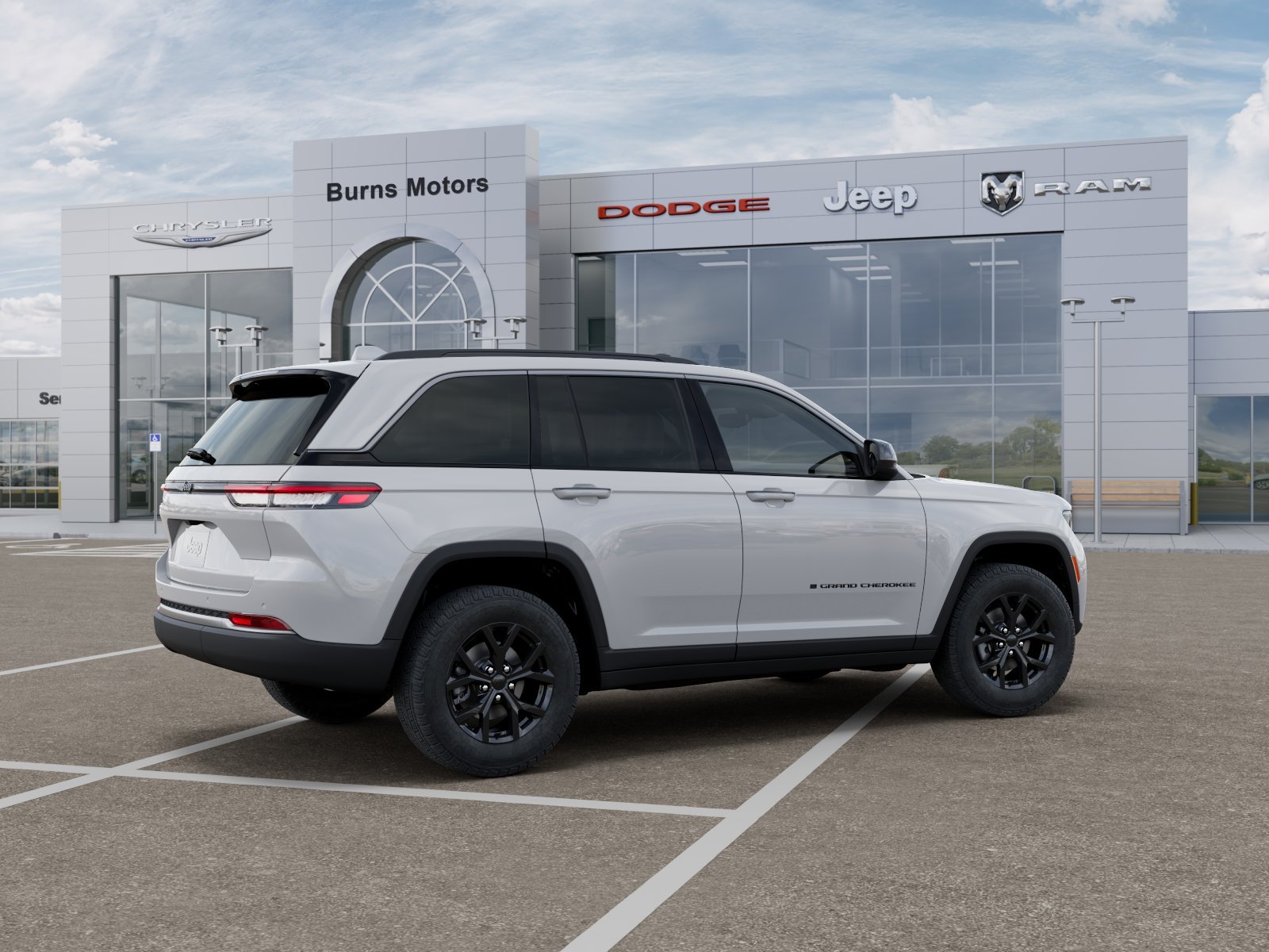 New 2026 Bright White Clear-Coat Exterior Paint Jeep Laredo Altitude image 30