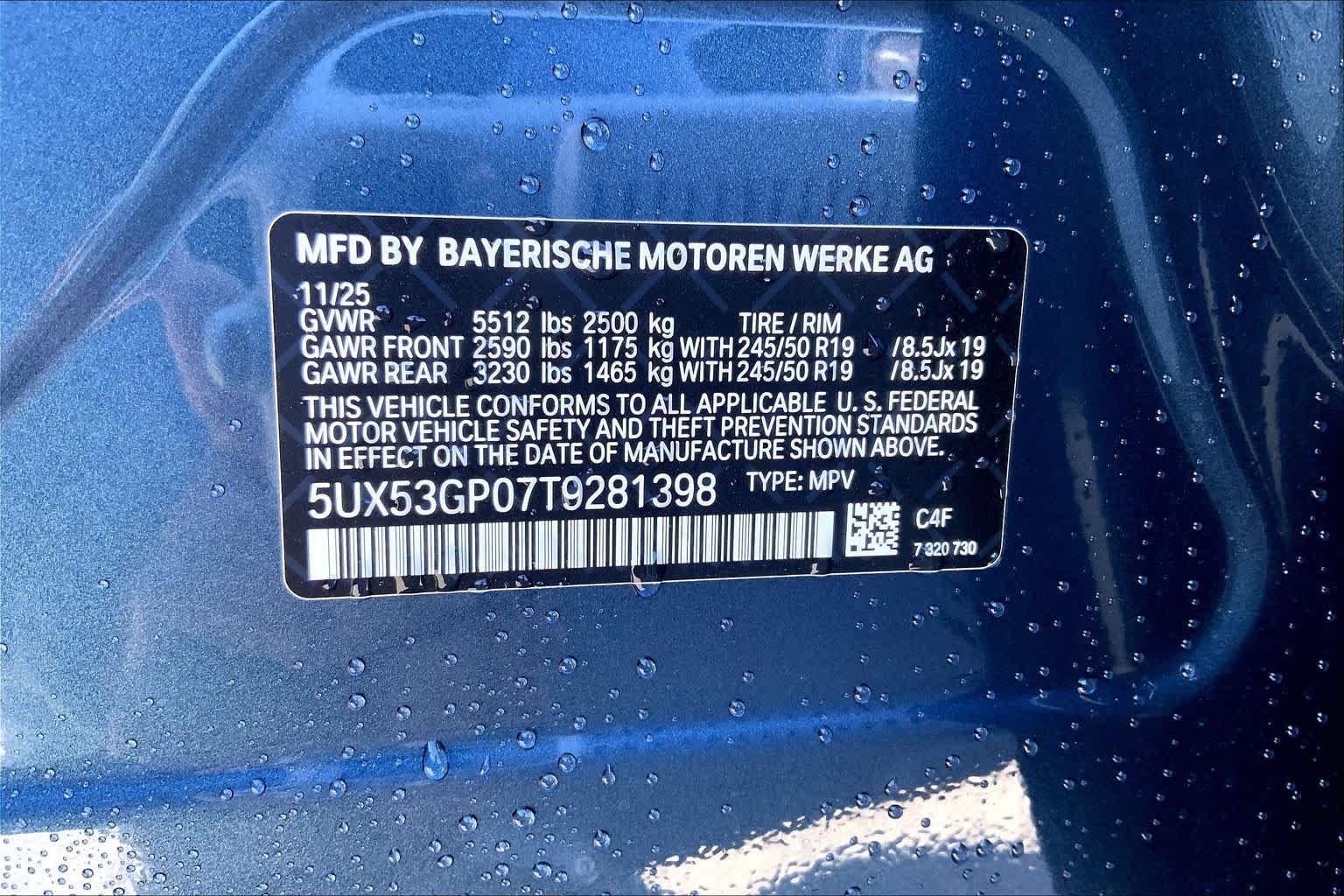 New 2026 Arctic Race Blue metallic BMW 30 xDrive image 18