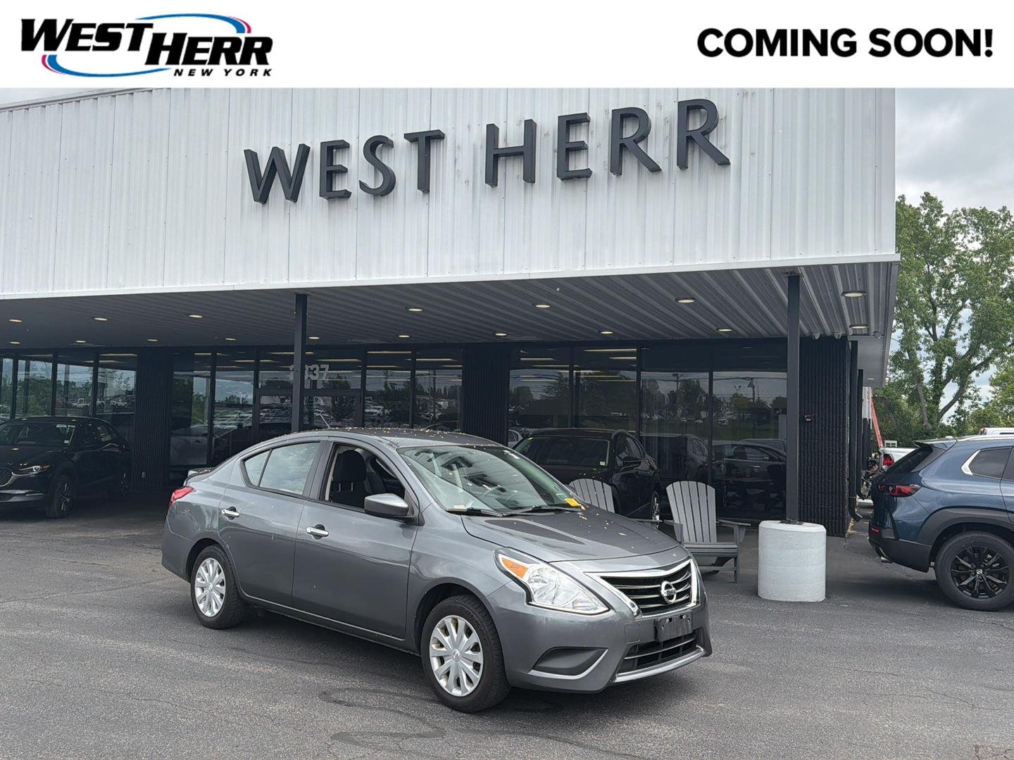 Used 2019 Gun Metallic Nissan SV image 1