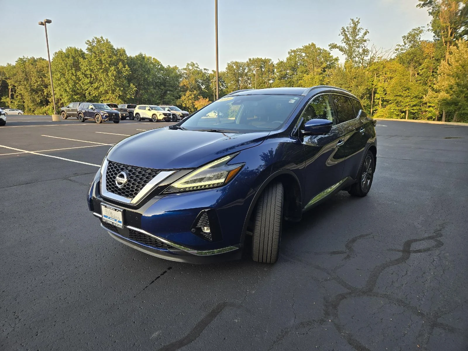Used 2021 Deep Blue Pearl Nissan Platinum image 4