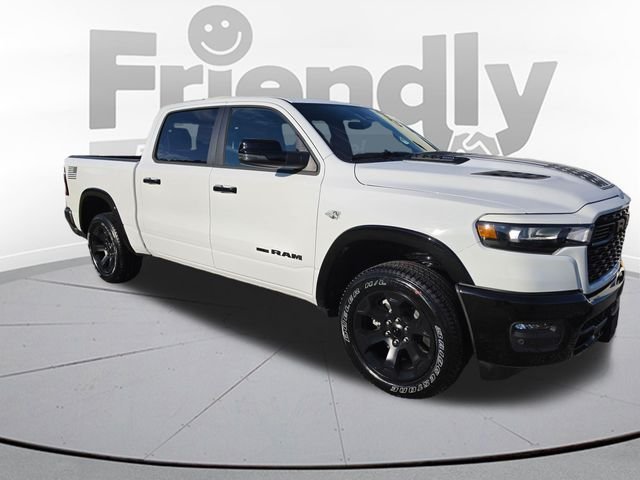 New 2026 Bright White Clear-Coat Exterior Paint RAM Big Horn/Lone Star image 3