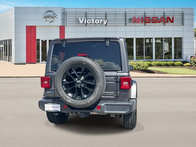 Used 2021 Gray Jeep Unlimited Sahara 4xe image 4