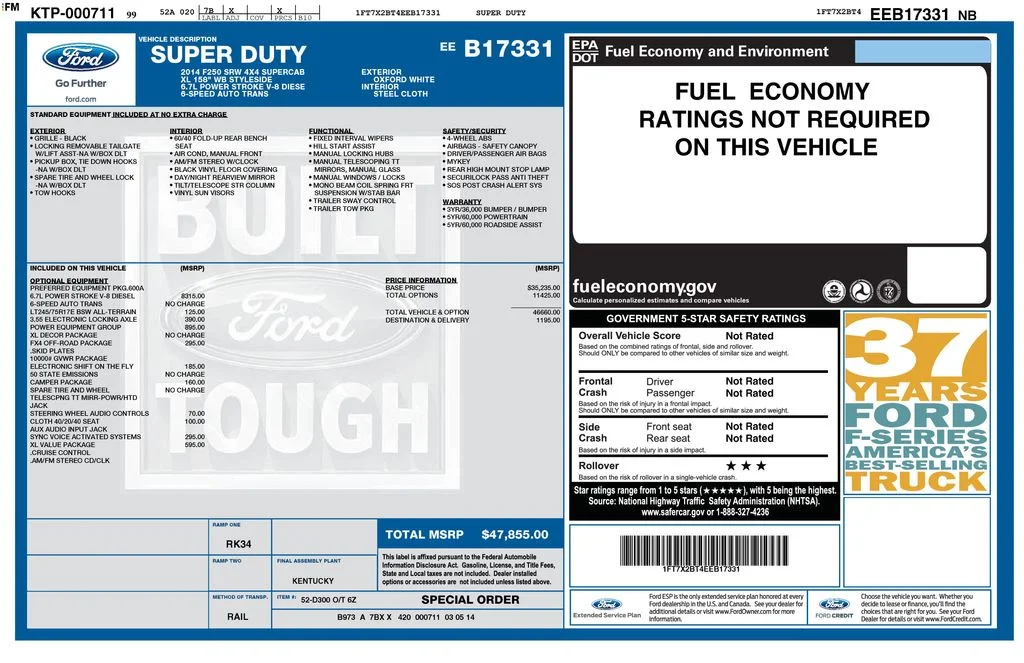 Used 2014 White Ford XL image 3