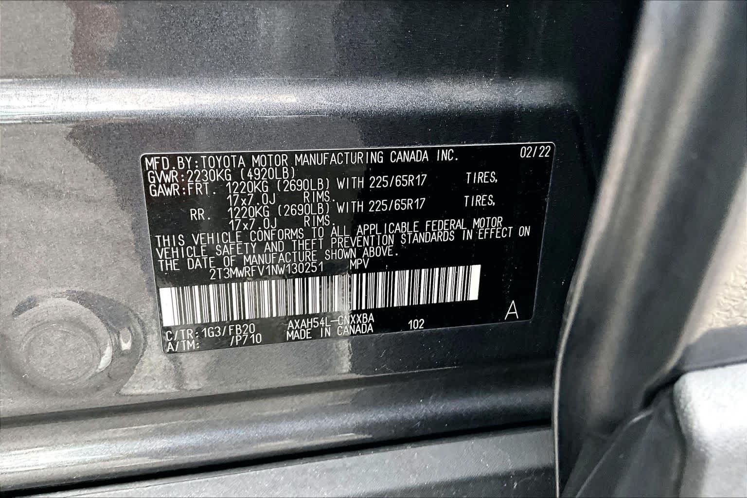 Used 2022 Magnetic Gray Metallic Toyota Hybrid LE image 30