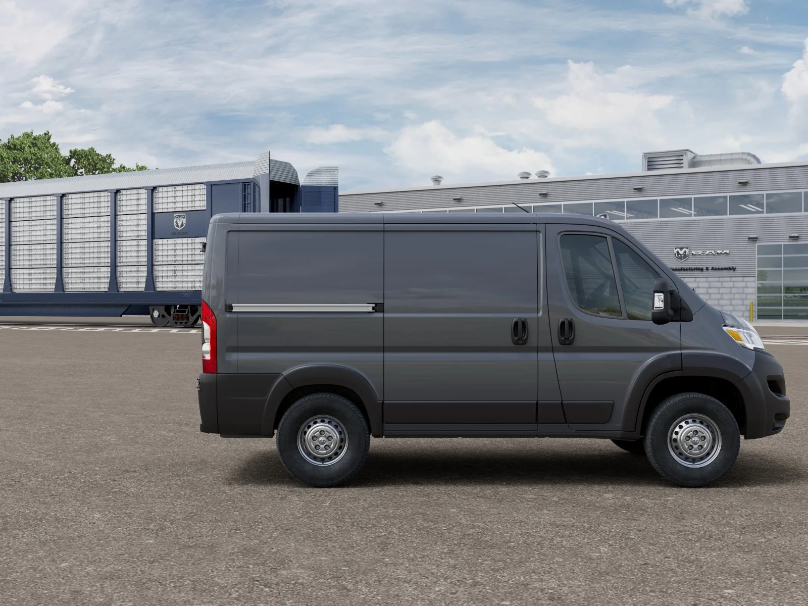 New 2026 Ceramic Gray Clear-Coat Exterior Paint RAM Tradesman image 12