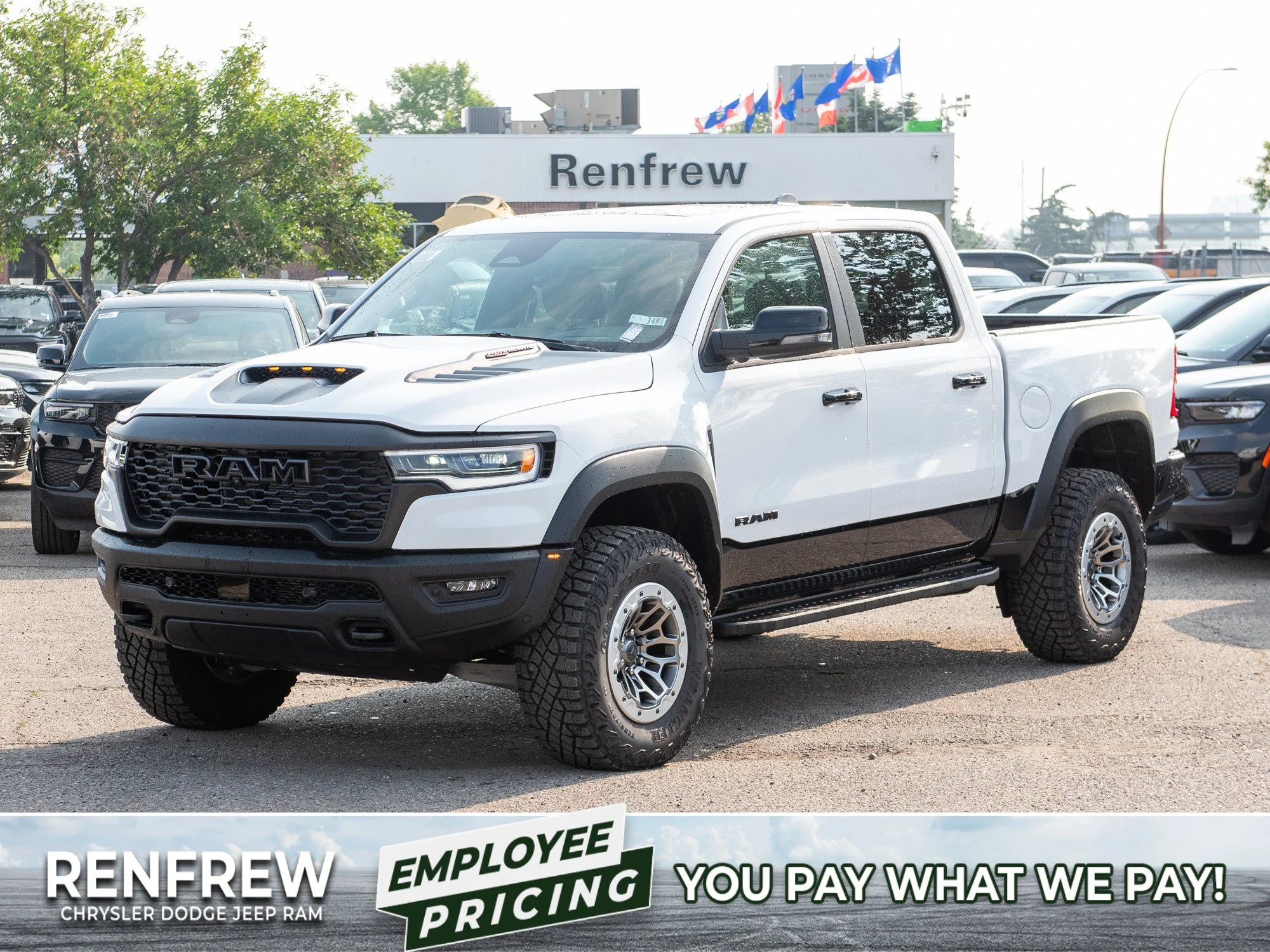 New 2026 White RAM RHO* 540 HORSEPOWER image 1