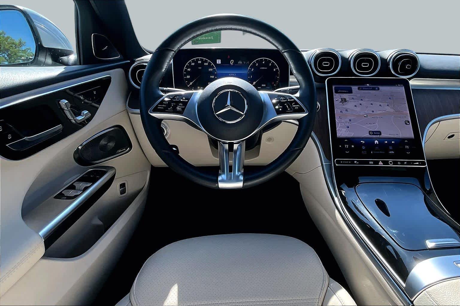 Used 2024 MANUFAKTUR Moonlight White Metallic Mercedes-Benz C 300 image 6