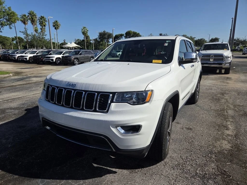 Used 2021 Bright White Clearcoat Jeep Limited image 3