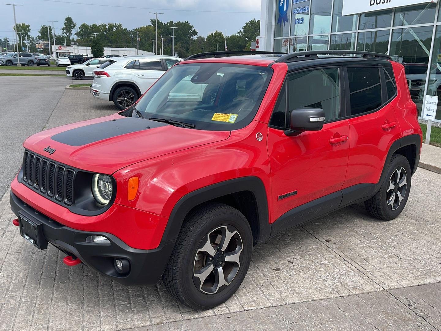 Used 2021 Colorado Red Clearcoat Jeep Trailhawk image 3