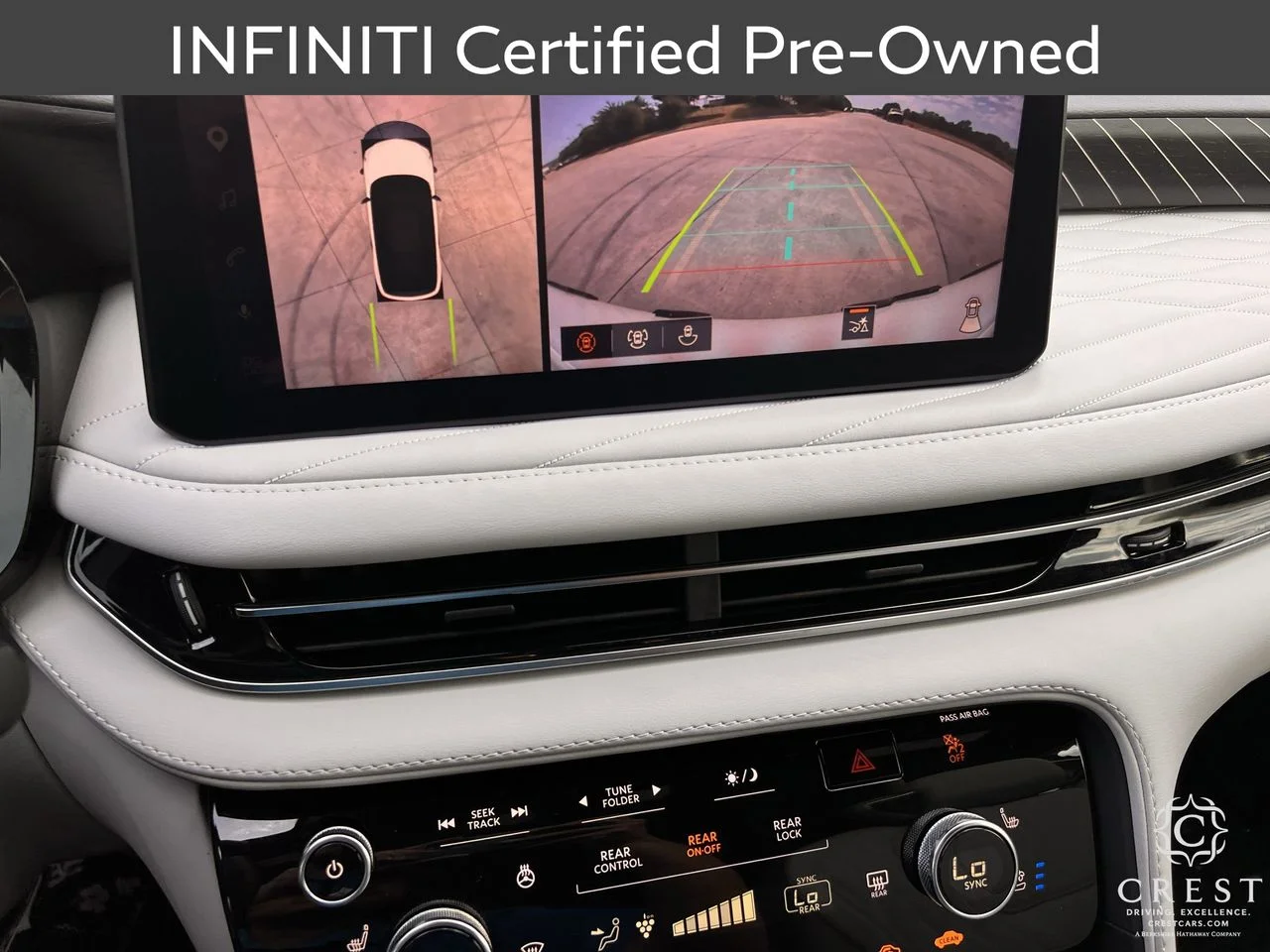 Certified Used 2027 Radiant White Black Obsidian INFINITI AUTOGRAPH image 19