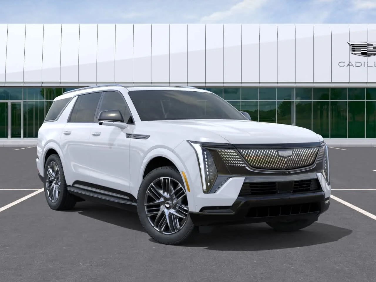 New 2026 Vibrant White Tricoat Cadillac Sport image 7