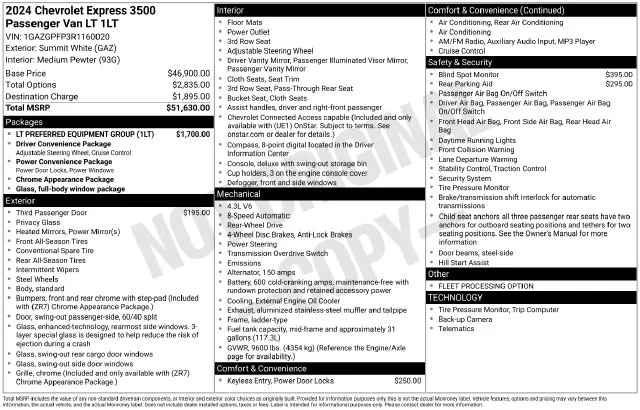 Used 2024 White Chevrolet LT image 4