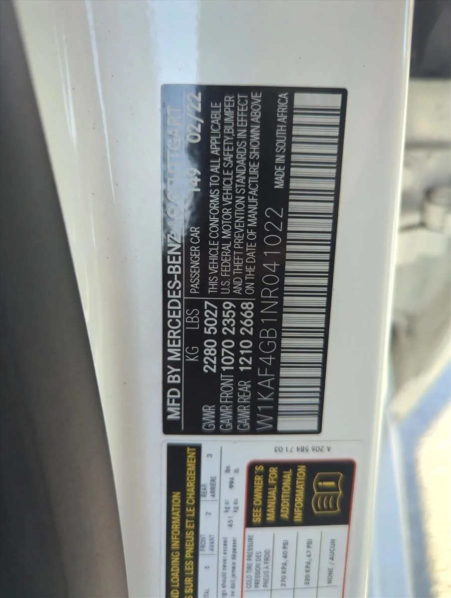 Used 2022 Polar White Mercedes-Benz C 300 image 26