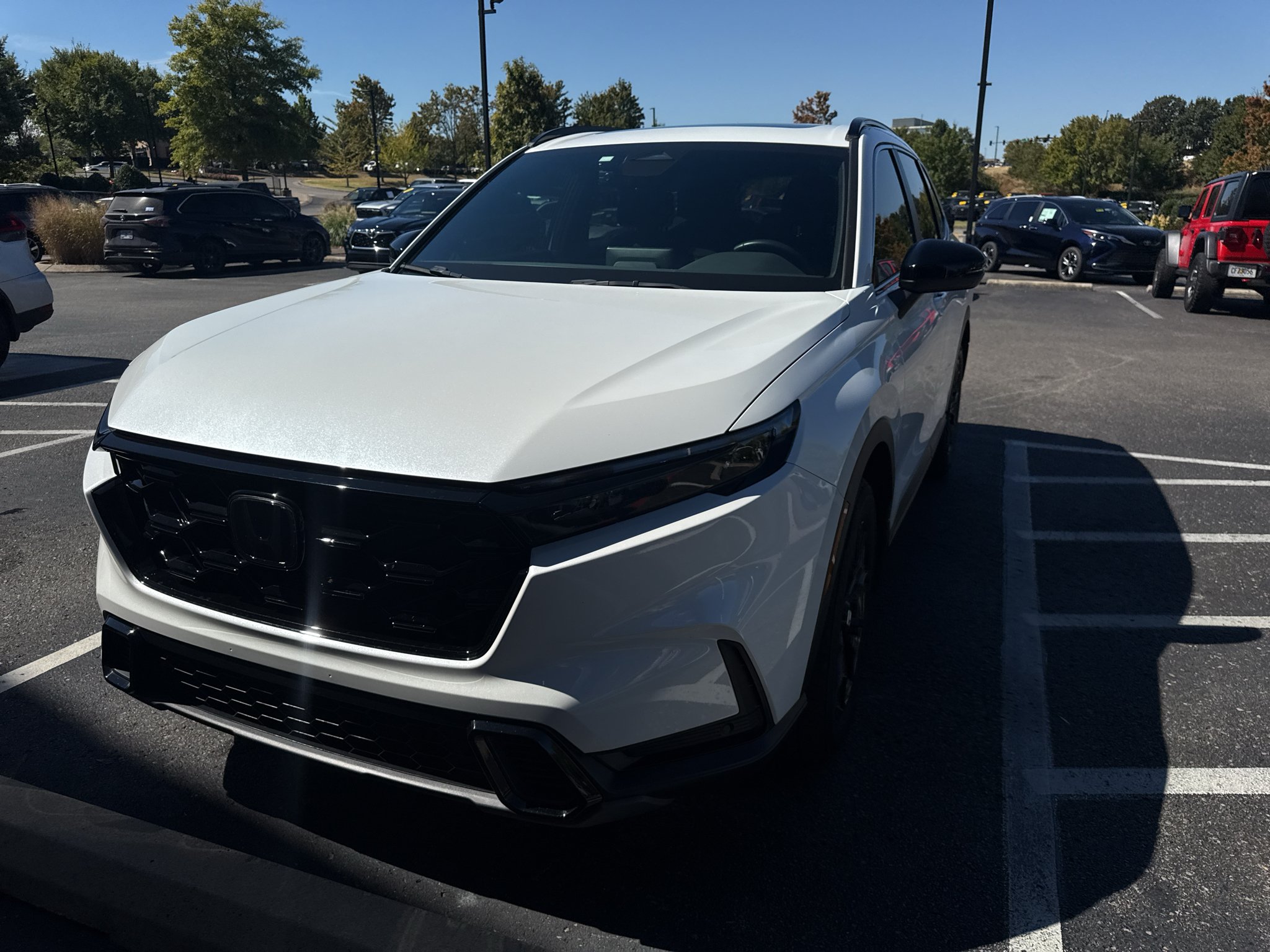 Used 2024 Platinum White Pearl Honda Sport-L image 2