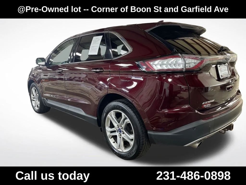 Used 2018 Red Ford Titanium image 3